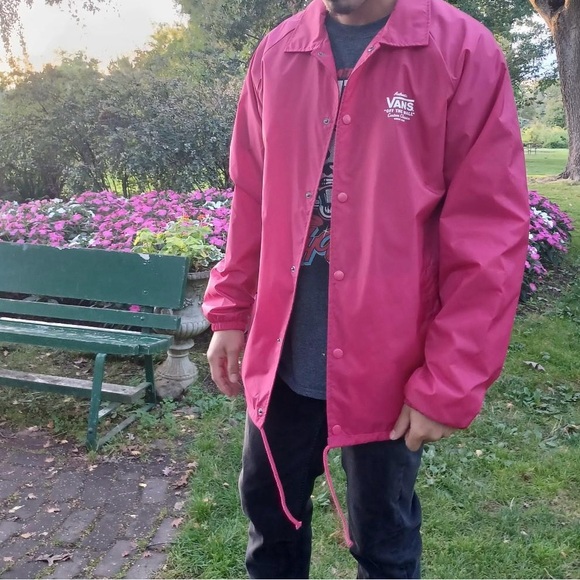 VANS OFF THE WALL Candy Pink Jacket /with a free mystery gift - Picture 8 of 11